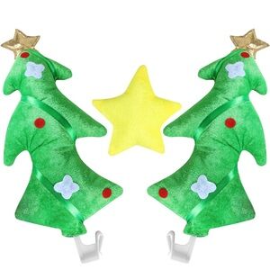 Christmas Car Decorations - Antlers, Tree & Yellow Star Kit for Auto Exterior